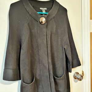Alexandra Bartlett Black Cardigan Sweater